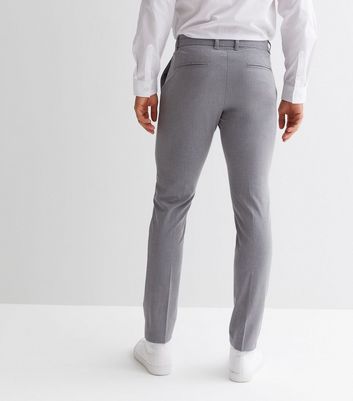 Alderley Men's Suit Trousers, Tailored Fit, Tall Length, Grey Check | Simon  Jersey