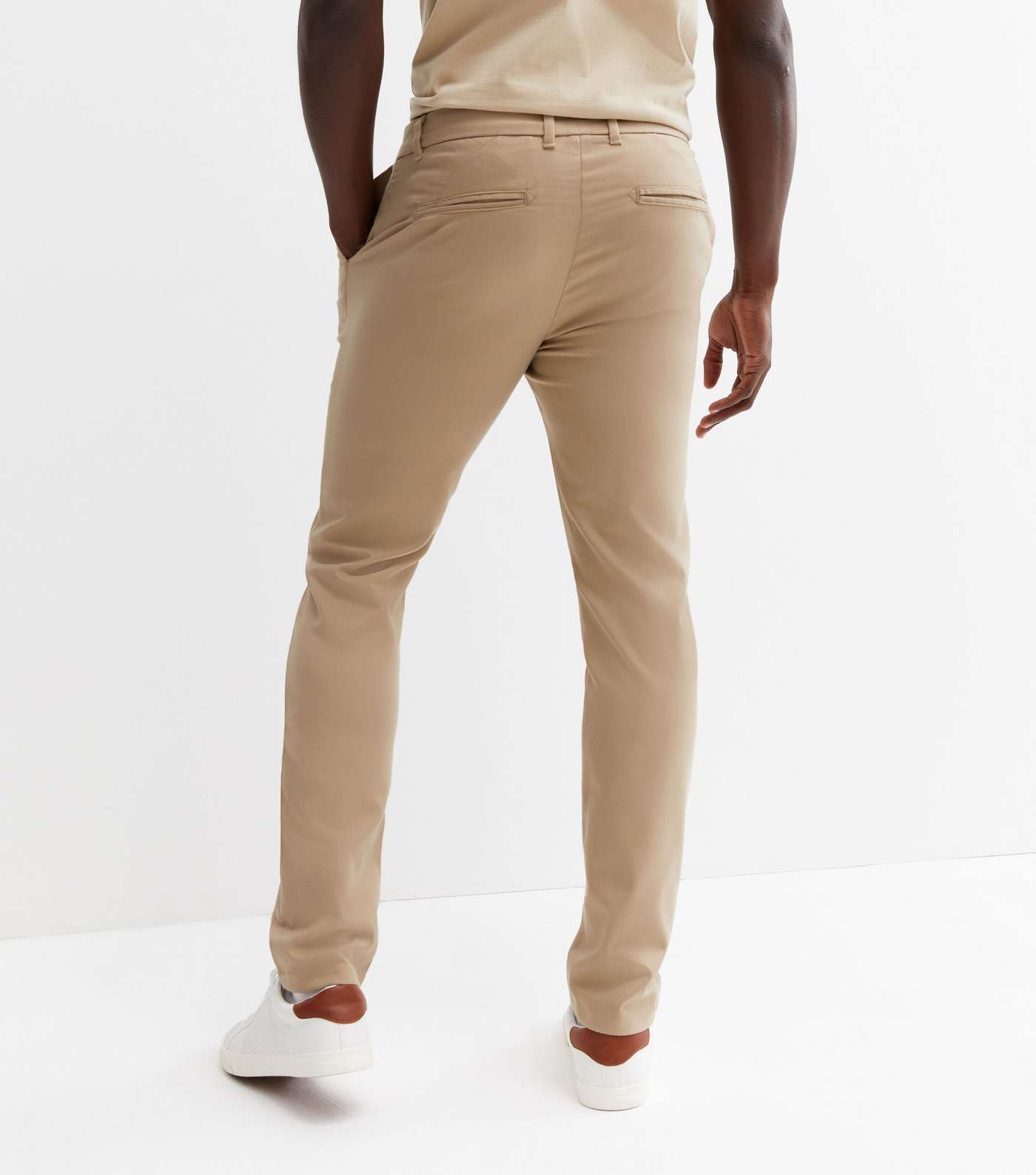 Stone Skinny Suit Trousers Image 4