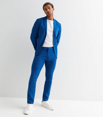 Mens Blue Trousers | Blue Slim Fit, Skinny, Tapered Trousers | Sports Direct