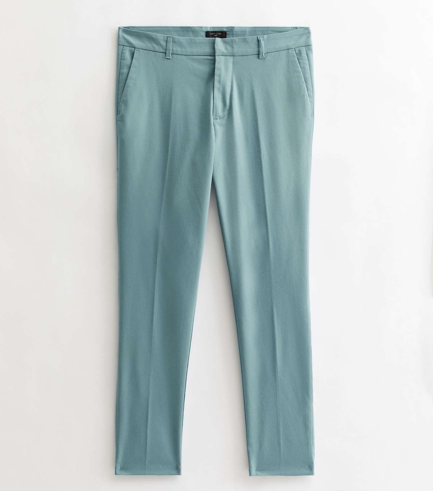 Turquoise Skinny Suit Trousers Image 5