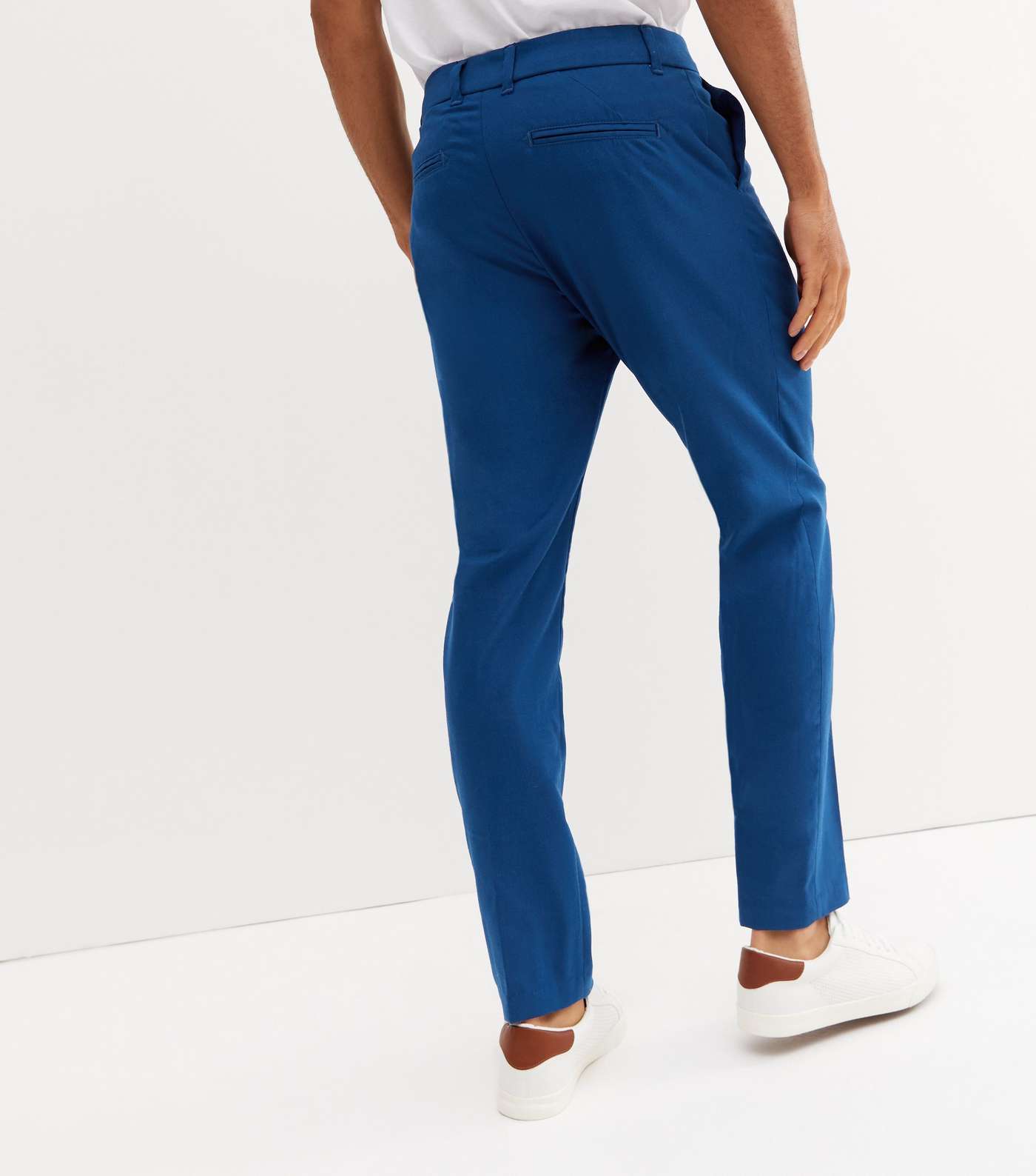 Indigo Mid Rise Slim Suit Trousers Image 4