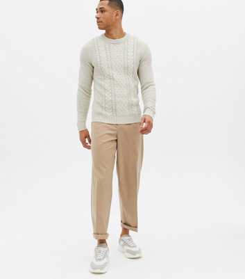 Tan Relaxed Fit Trousers