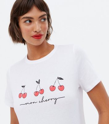 cherry t shirt for ladies