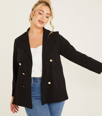 quiz black blazer