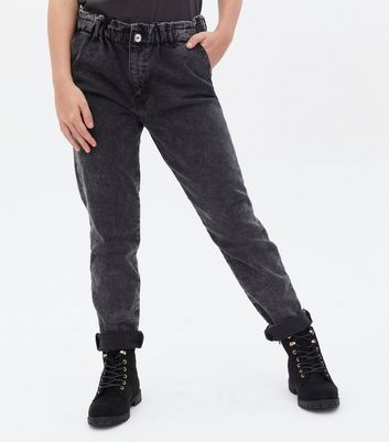 mens elasticated waist jeans straight leg