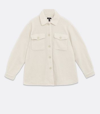 oversized button front shacket