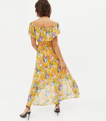 Bardot elle chiffon deals midi dress