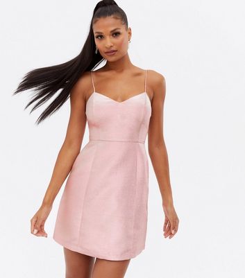 strappy glitter dress