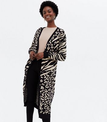 blue zebra cardigan