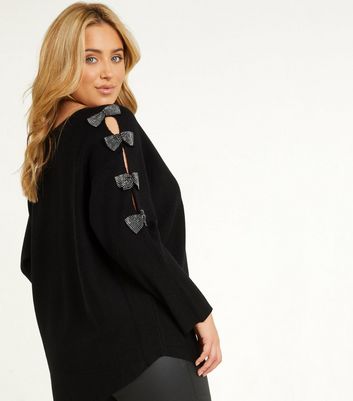 Jumper with bows on on sale sleeves