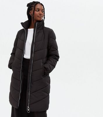 black high neck jacket