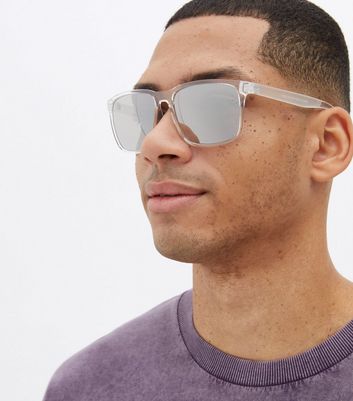 Clear store square sunglasses