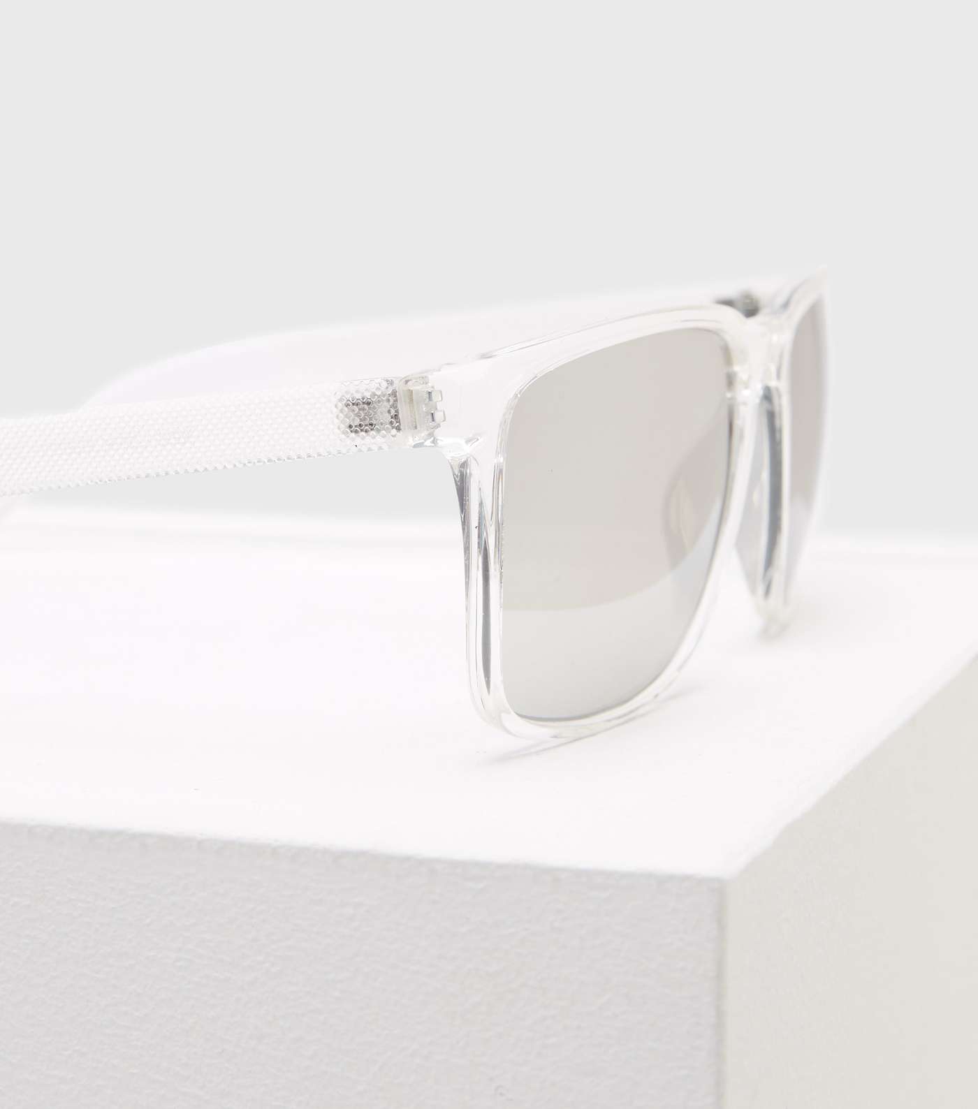 Clear Square Sunglasses Image 3