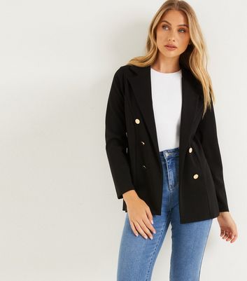 quiz black blazer