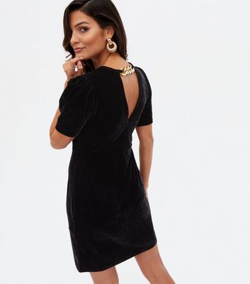 Blue Vanilla Black Velvet Chain Back 