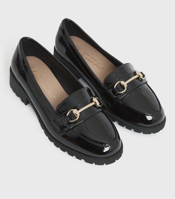 New look sales patent loafers