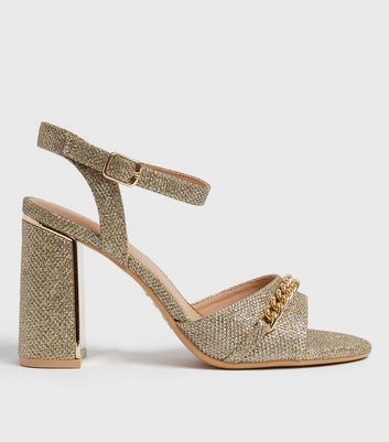 Gold best sale sequin sandals