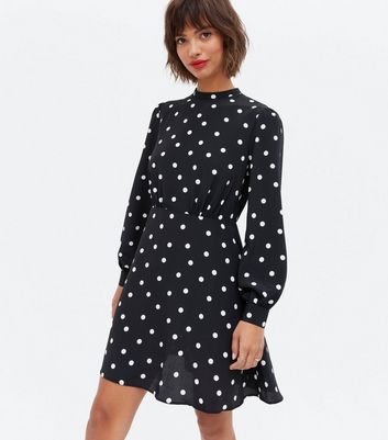 new look black and gold dress