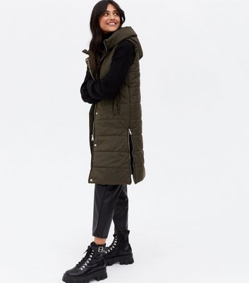 new look longline gilet