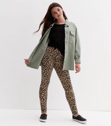 KIDS ONLY Light Brown Leopard Print 