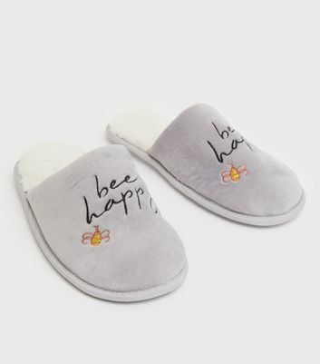 bee happy slippers