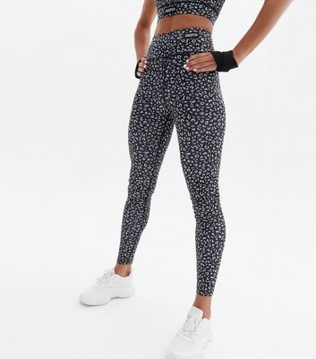 Click to view product details and reviews for 20 Reps Black Leopard Print Sports Leggings New Look.