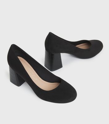 new look block heel shoes