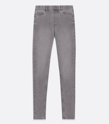 Damen Bekleidung Pale Grey Mid Rise Lift & Shape Emilee Jeggings Damen Bekleidung Pale Grey Mid Rise Lift & Shape Emilee Jeggings