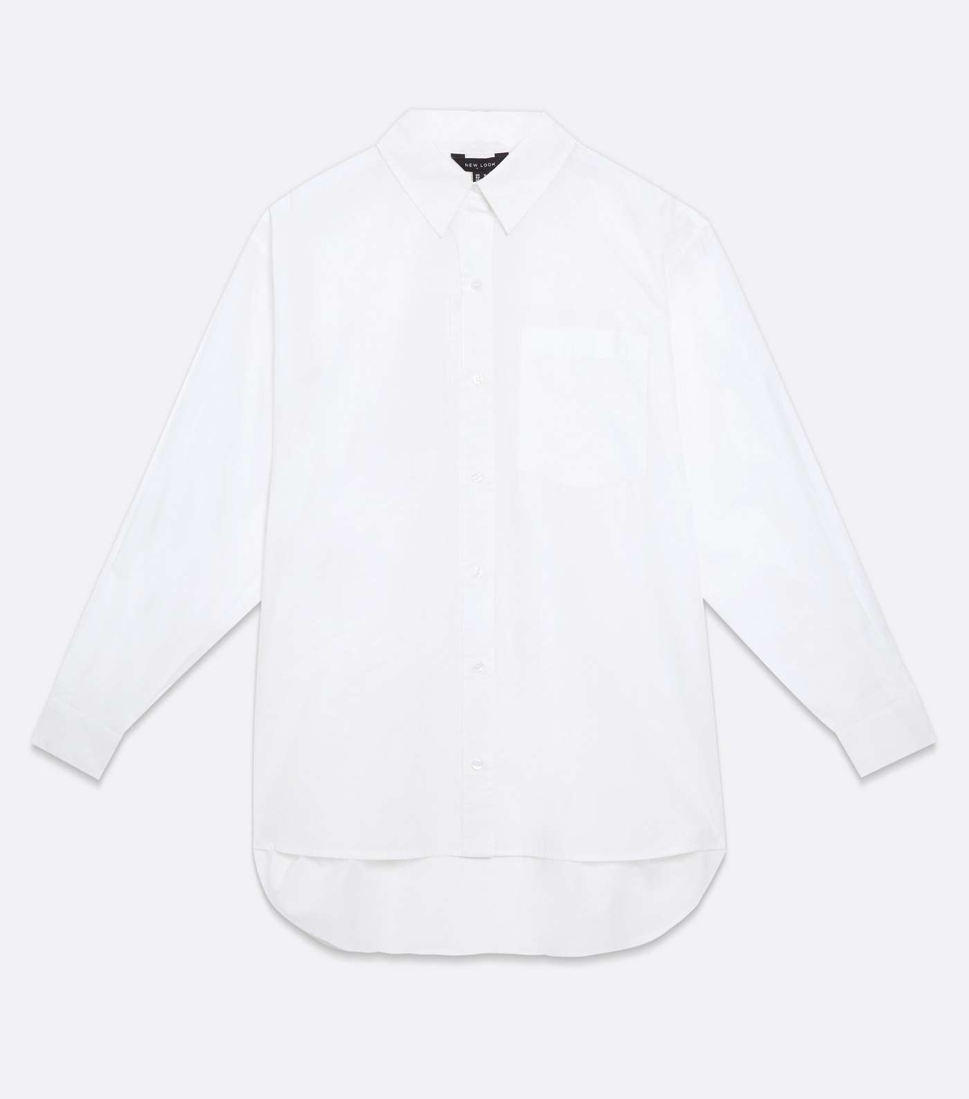 White Long Puff Sleeve Shirt Image 5