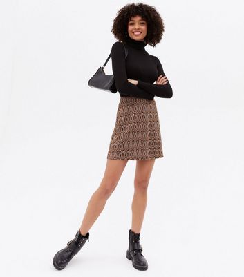 Tweed 2024 skirt brown