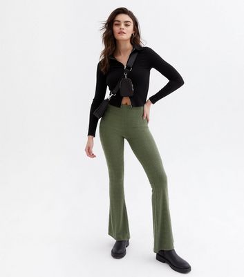 Balmain Wool Flared Trousers  Farfetch