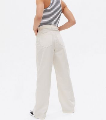 womens white high waisted pants