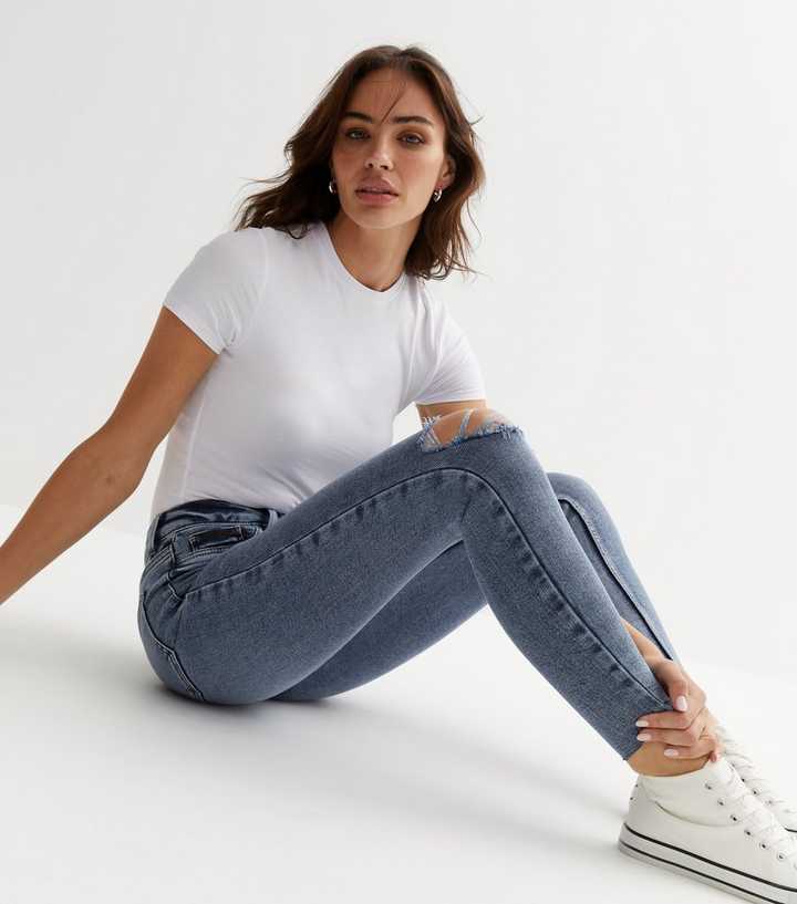High Waist Hallie Skinny Jeans | New Look