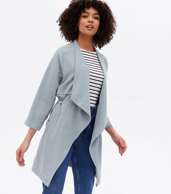 light blue waterfall jacket