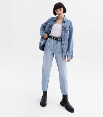 Blue Paperbag High Waist Dayna Tapered Jeans