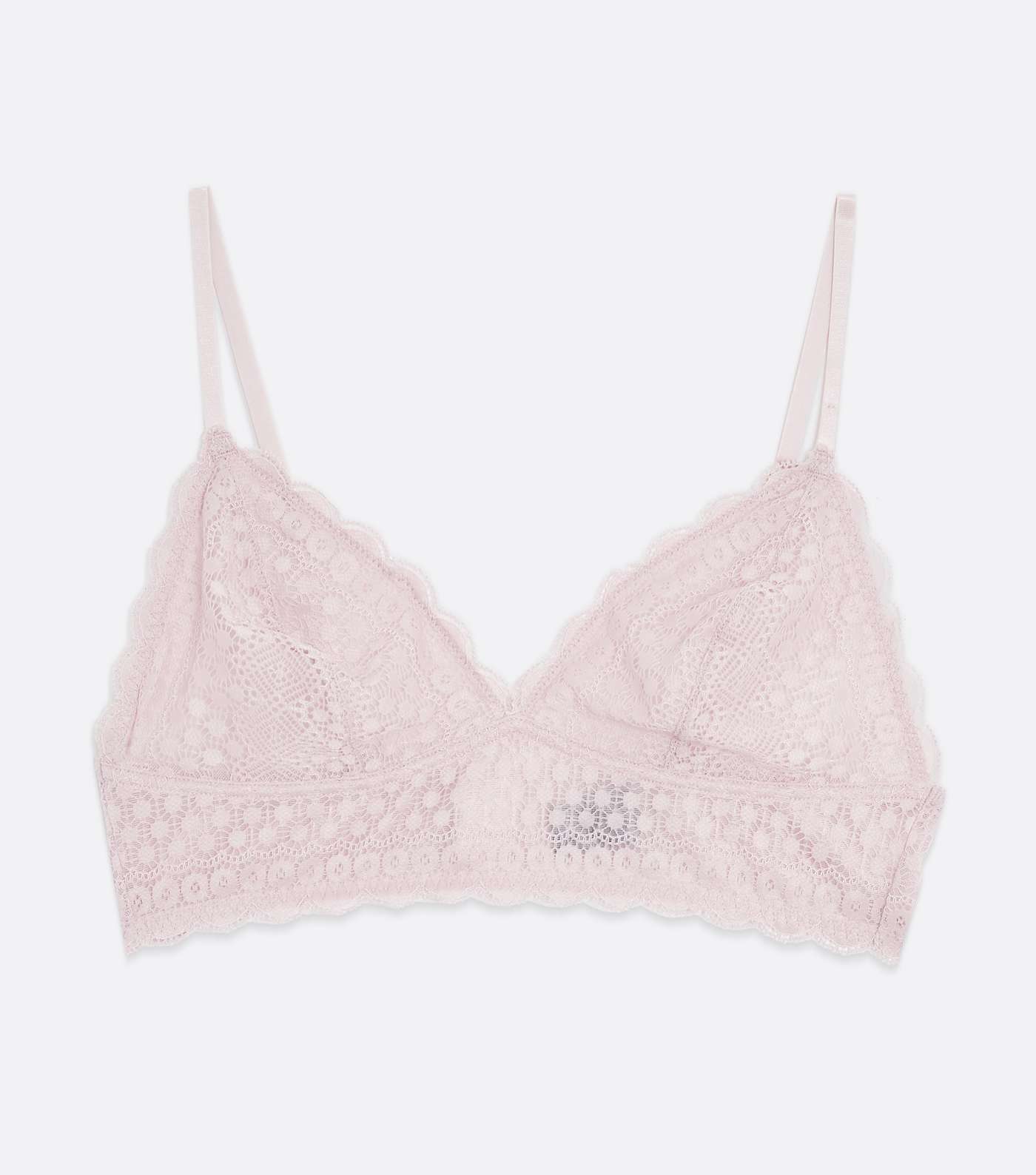 Pink Linear Lace Bralette Image 5