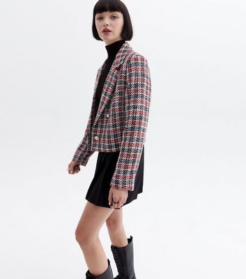 new look tweed blazer