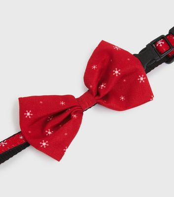 red bow collar