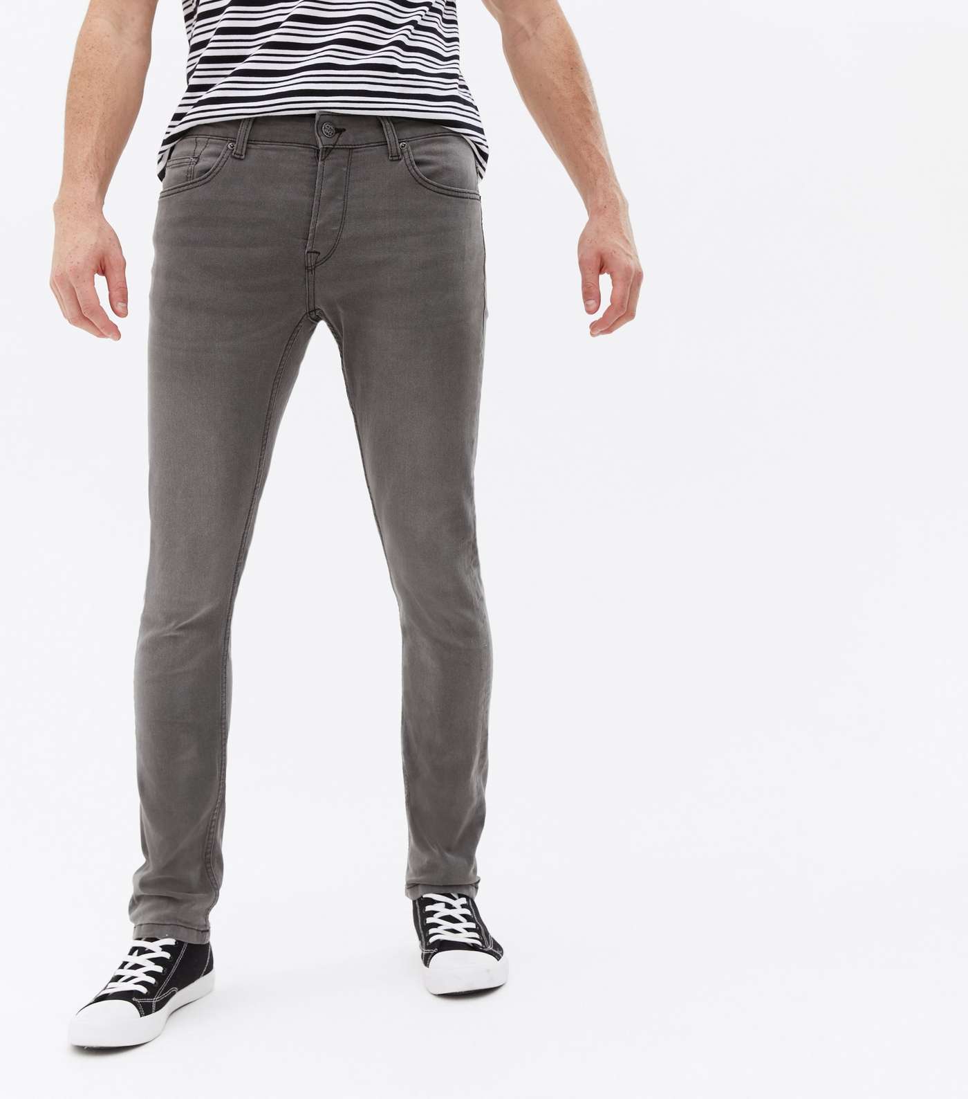 Only & Sons Dark Grey Slim Fit Jeans Image 2