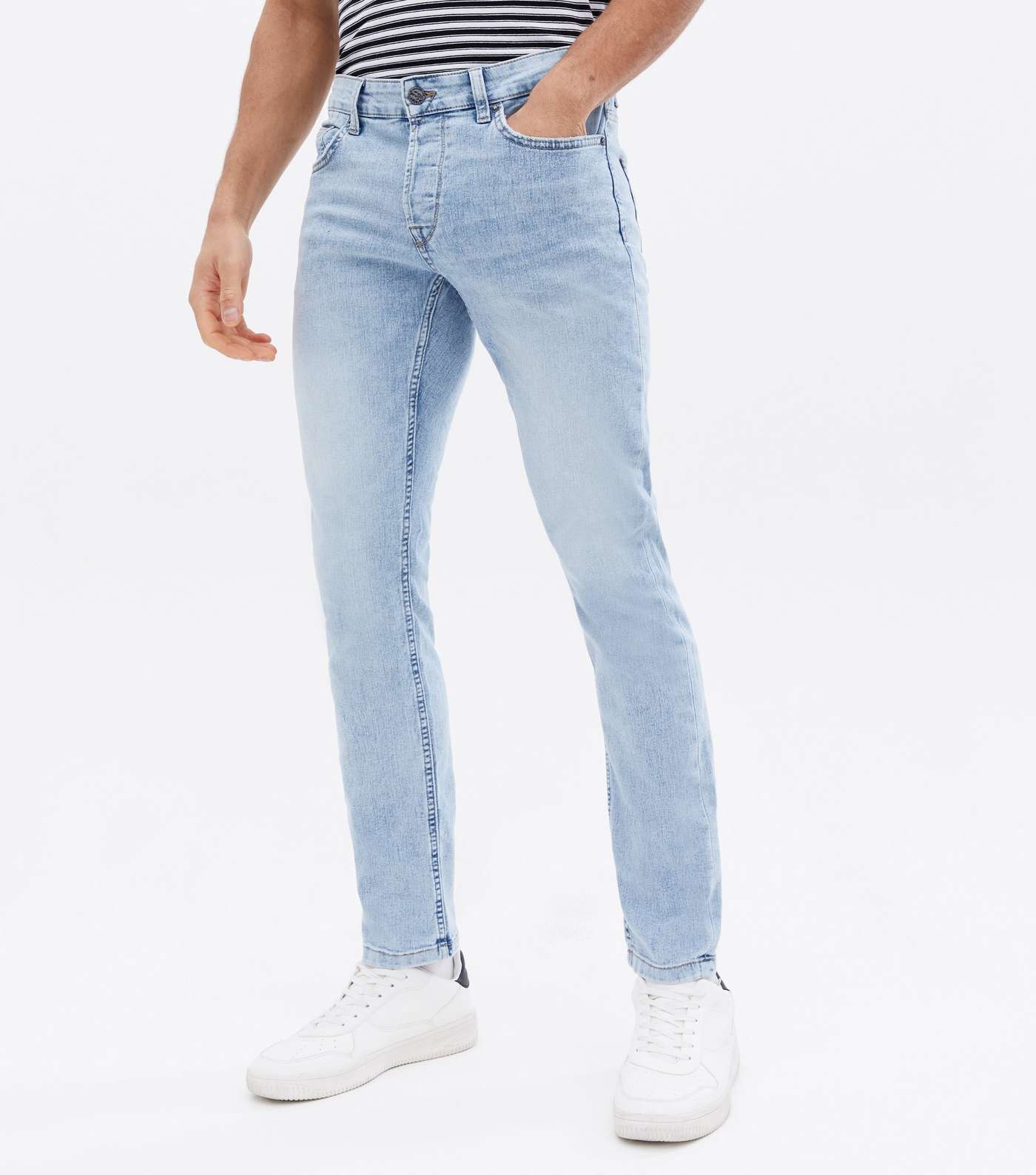 Only & Sons Pale Blue Slim Fit Jeans Image 2
