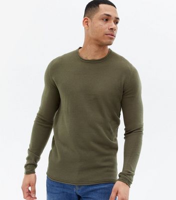 Olive green 2024 jumper mens