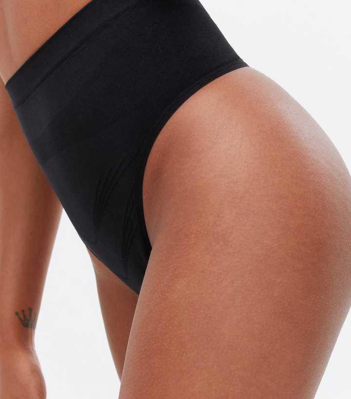 Smoothing High-Waisted Tummy-Control Thong –