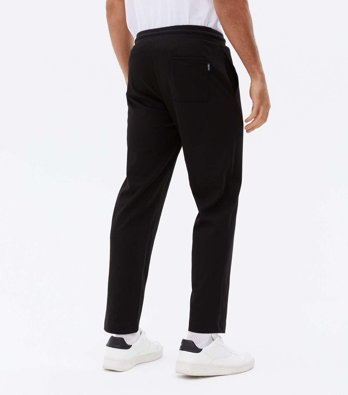 Only & Sons Black Pintuck Tie Waist Joggers Image 4