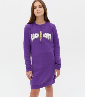 KIDS ONLY Purple Rock Logo Sweatshirt 