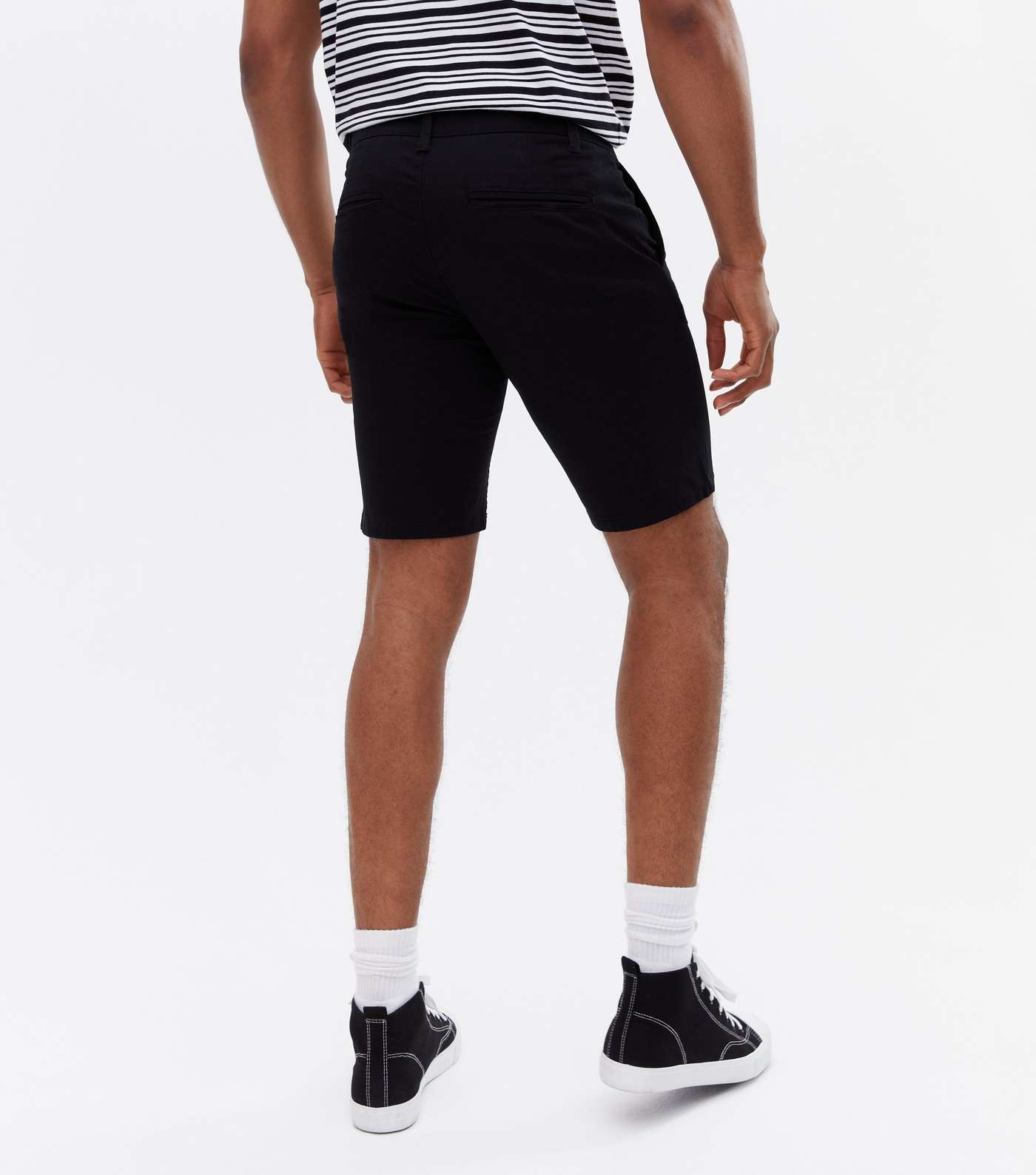 Only & Sons Black Chino Shorts Image 4
