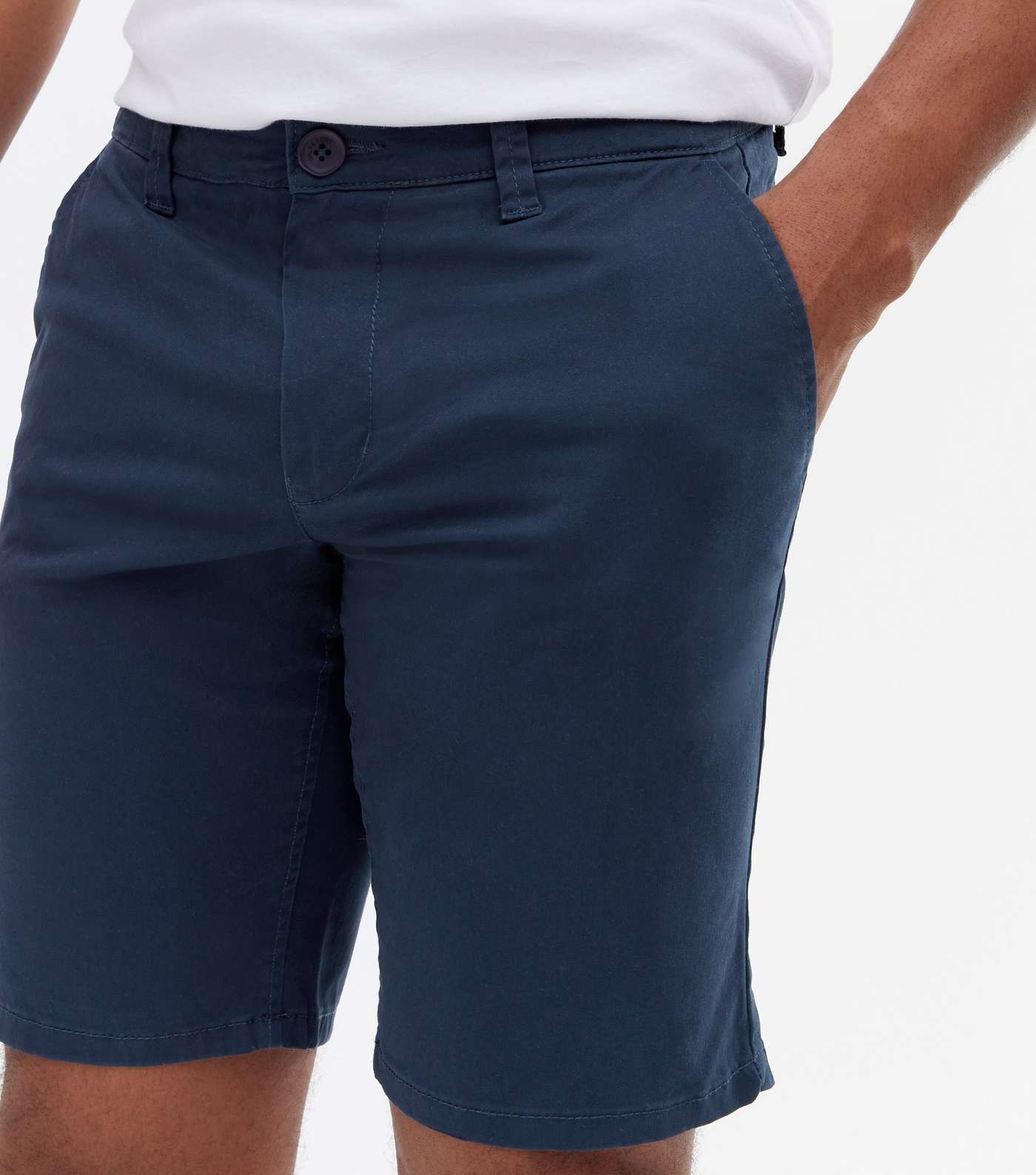 Only & Sons Blue Chino Shorts Image 3