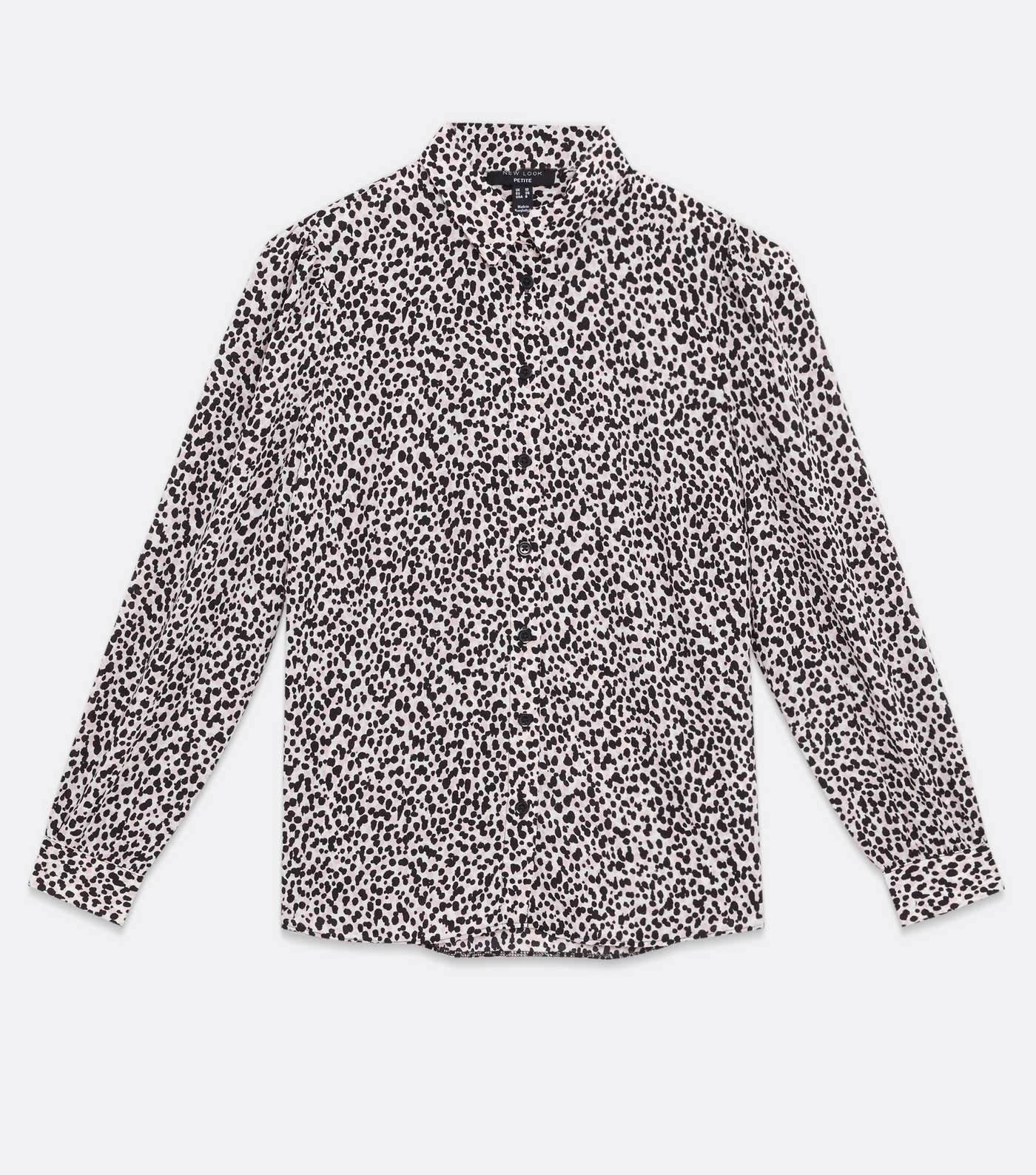 Petite Black Leopard Print Shirt Image 5