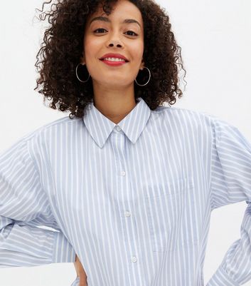 striped long sleeve button up