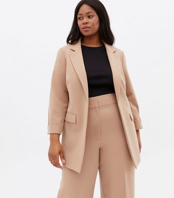 Camel blazer clearance plus size