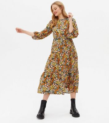 free people floral tiered dress